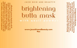 Brightening Butta Mask with Qasil Powder