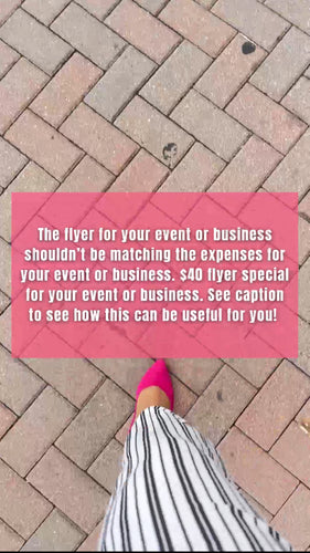 $40 Graphic Flyer Special ( Business or Event)